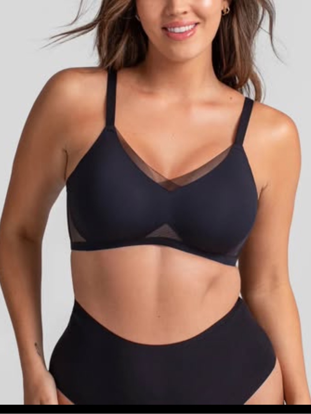 HoneyLove Liftwear Crossover Bra Wireless Shapewear Large New NIP